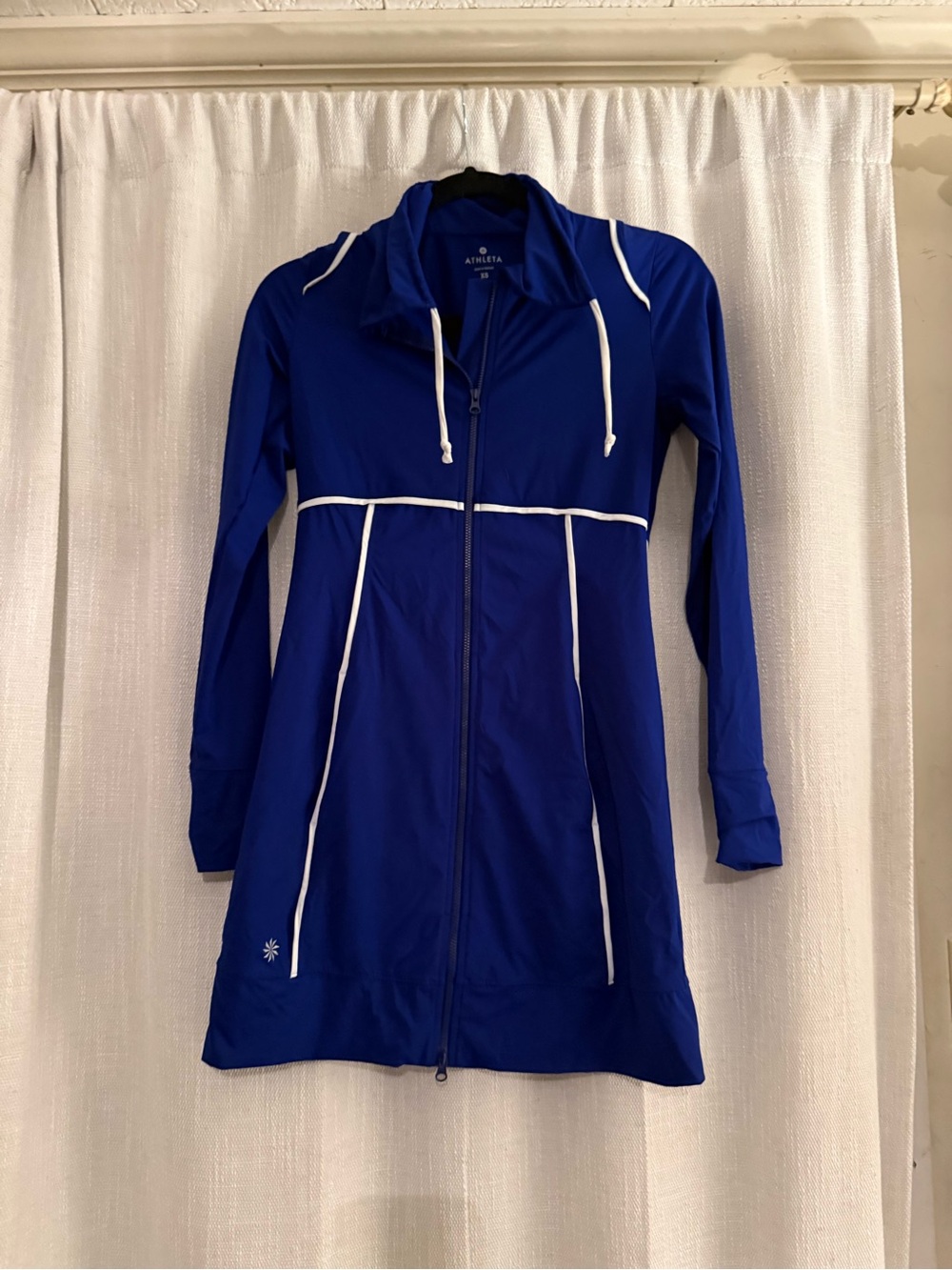 Athleta Spinnaker Sun Track Jacket Royal Blue size XS